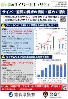 サイバー空間の脅威の情勢：極めて深刻のサムネイル