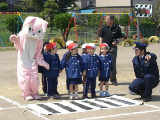 交通安全教育の様子