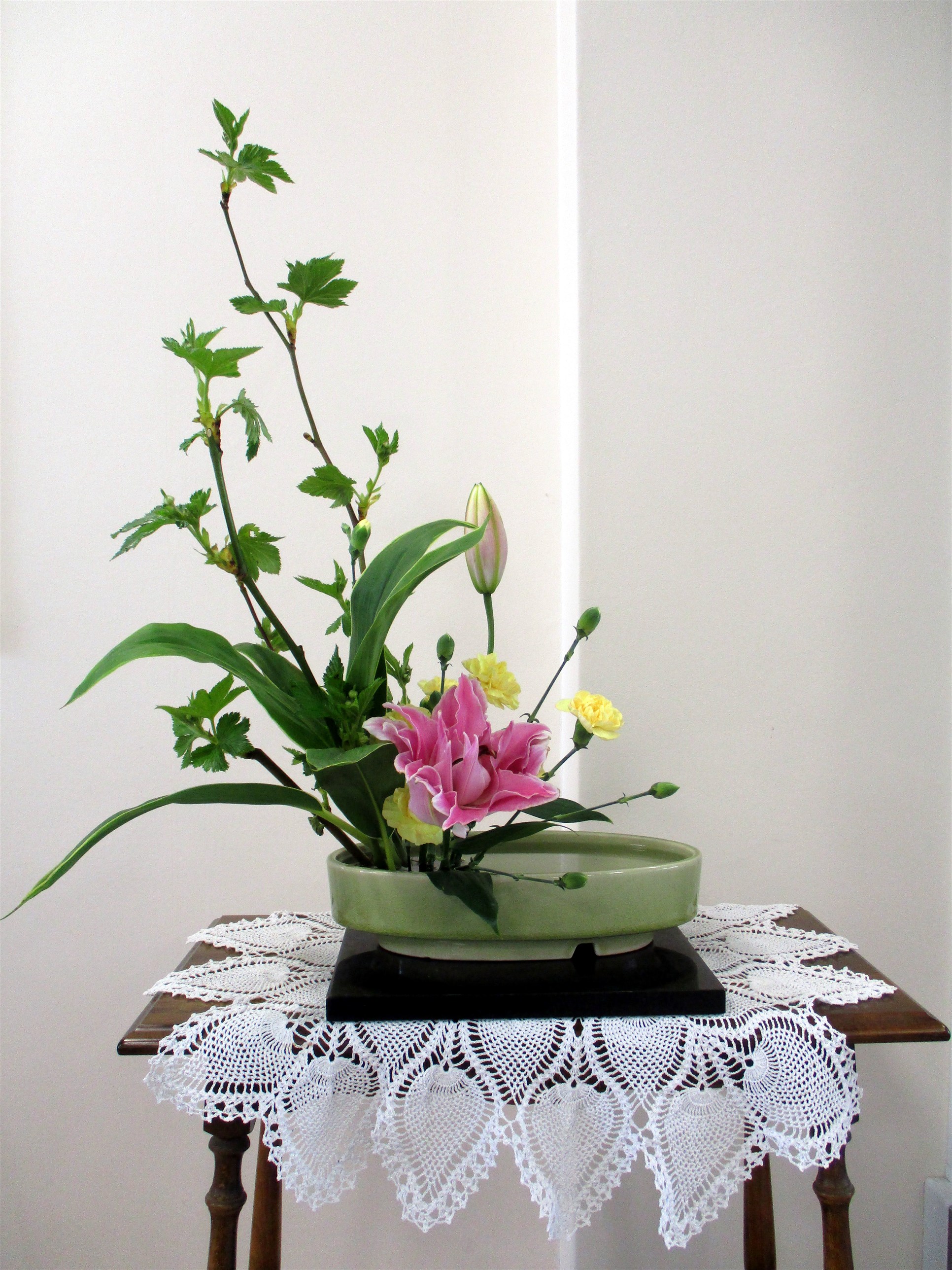 arranged flowers