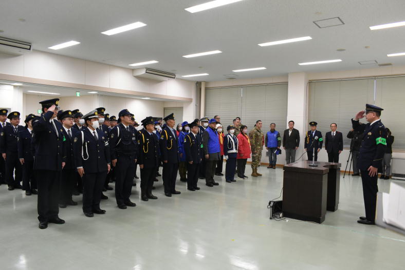 三沢地区年末特別警戒活動