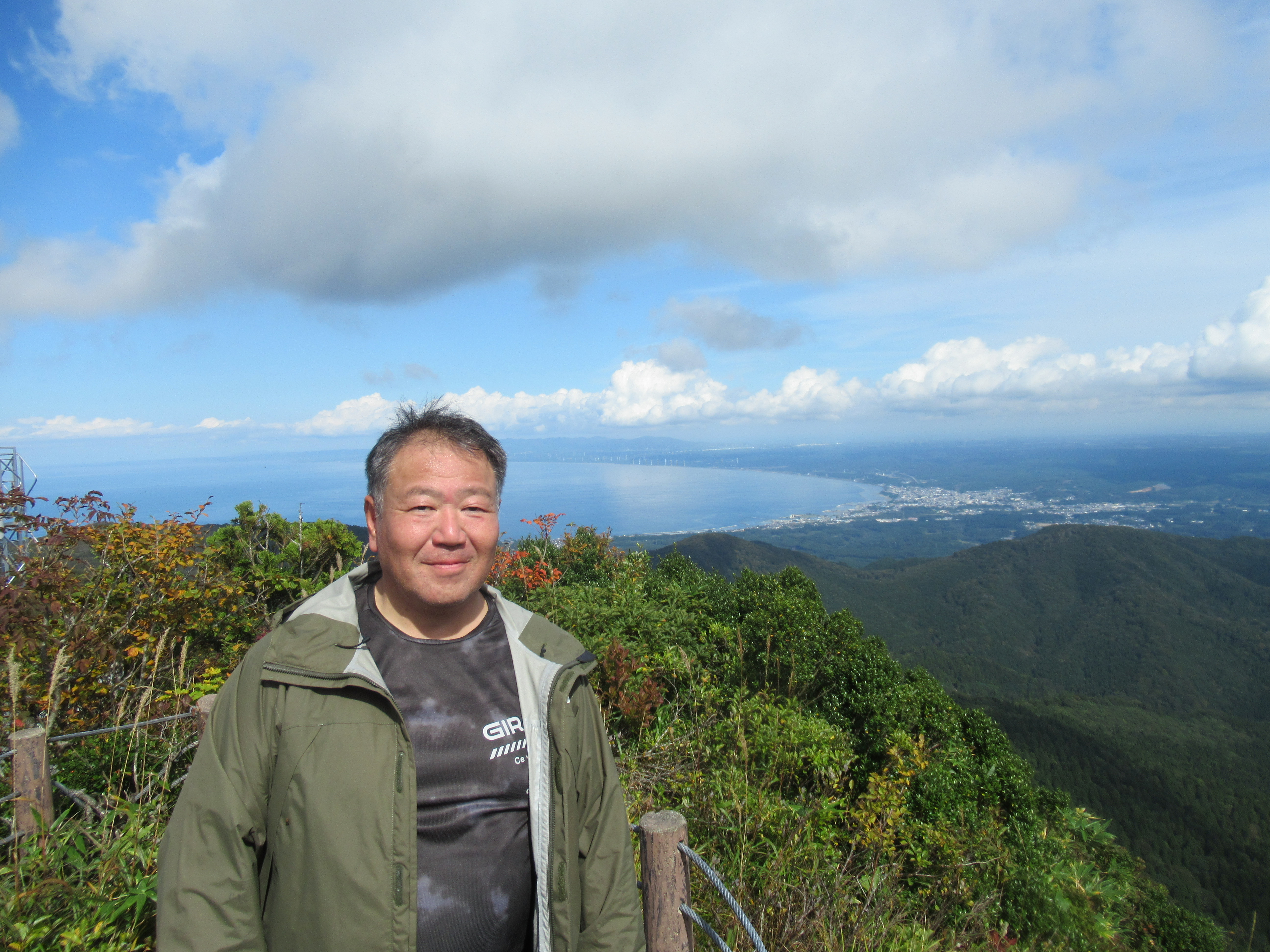 署長登山の様子